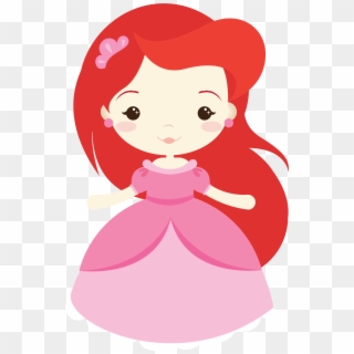 Disney Princesses Clipart Fairy Tale - Cute Little Mermaid Png Transparent Png