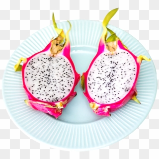 Dragon Fruit On Plate Png Image - Pitaya Clipart