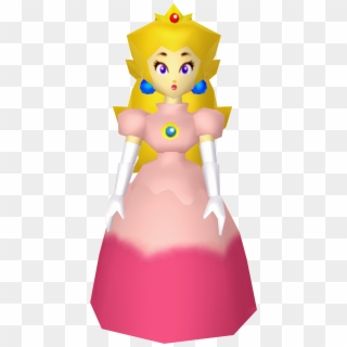 Princess Peach Clipart Overalls - Mario 64 Peach Png Transparent Png