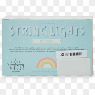 Rainbow String Lights - Multimedia Software Clipart