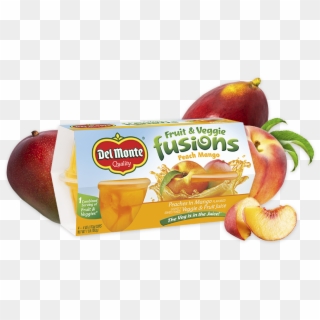 Peach Mango, Del Monte® Fusions - Monte Clipart