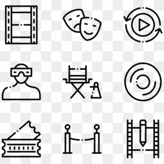 Film Industry - Smart Home Automation Icon Clipart