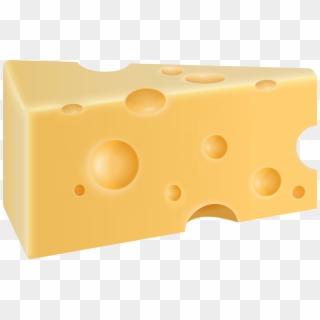 Single Slice Swiss Cheese Png Image - Swiss Cheese Clipart Transparent Png
