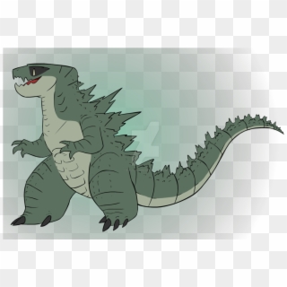 Drawn Alligator Godzilla - Nile Crocodile Clipart