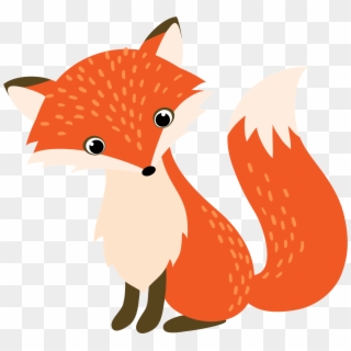 Red Fox Clipart Face - Forest Fox Cartoon - Png Download
