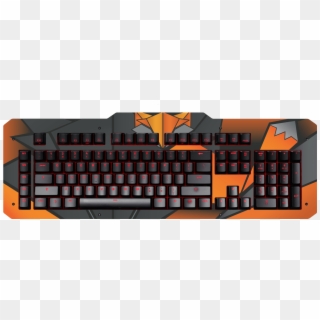 Top Panel Fox - Keyboard Clipart