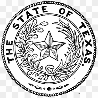 Seal Of Texas - Texas State Seal Clipart