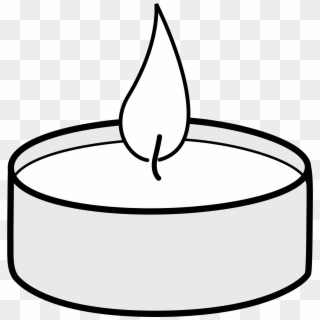 Tea Light Candle Drawing Clipart