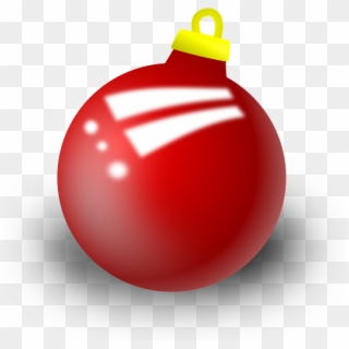 Red Christmas Ornament Png - Xmas Vintage Png Free Clipart