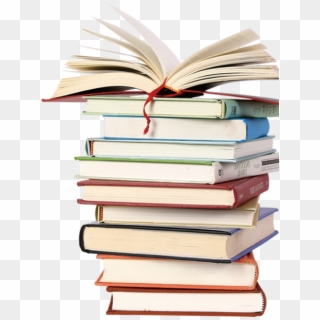 Book Download Clip Art - Stack Of Books Png Transparent Png