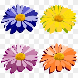 Daisy Clipart Flores - รูป ปะ ดอกไม้ - Png Download