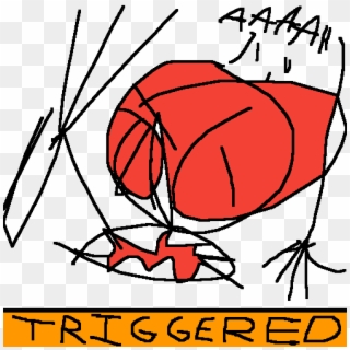 Angry Guy Got Triggered Clipart