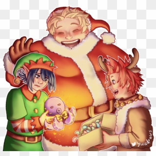 Ｈａｐｐｙ Ｈｏｌｉｄａｙｓ 🎁⭐ “these Three Fit So Well - Cartoon Clipart
