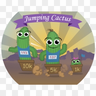 Jumping Cactus - Cactus Clipart