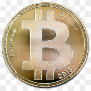 Custom Denarium Bitcoin Gold Plated Clipart