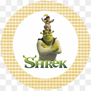 Oliveira Fashionando Topper Tag Shrek Para Imprimir - Shrek Png Clipart