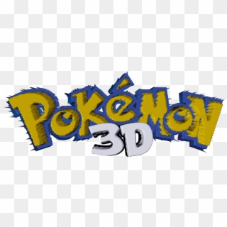 Pokemon Logo 3d , Png Download Clipart