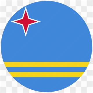 Aruba Flag Png - Flag Aruba Clipart