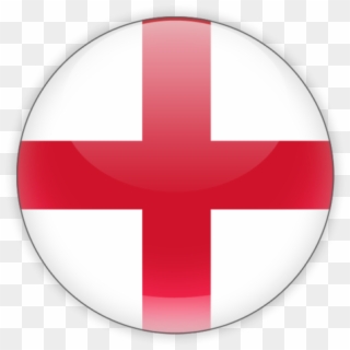 Illustration Of Flag Of England - England Flag Circle Png Clipart