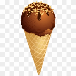 Free Png Download Chocolate Ice Cream Conepicture Png - Ice Cream Cone Clipart