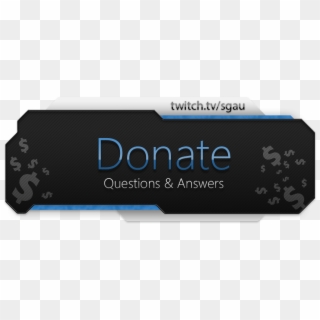 Donate - Png Donation Twitch Panel Clipart