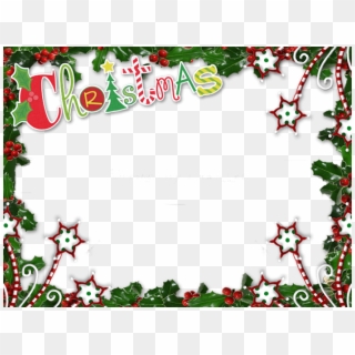 700 X 525 36 - Merry Christmas Frame Png Clipart