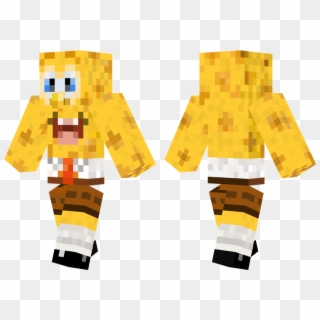 Spongebob - Minecraft Skin Spongebob Squarepants Clipart