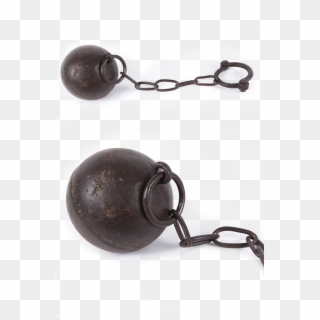 Ball And Chain Png - Leather Clipart