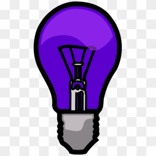 Light Bulb Clipart Purple - Orange Light Clip Art - Png Download