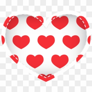 Free Png White Heart With Hearts Png - Heart Clipart