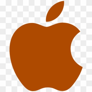 Apple - Apple Logo Brown Png Clipart