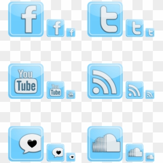 Social Media Icon Set - Youtube Clipart