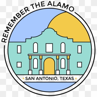 The Alamo Snapchat Filter - Circle Outline Clipart