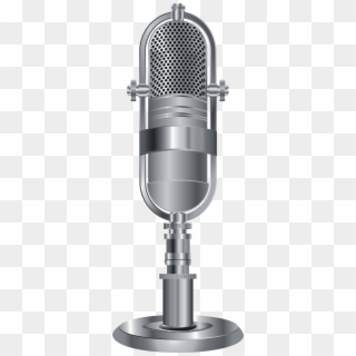 Studio Microphone Png - Microphone Gold Png Clipart