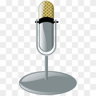 Old Microphone Cleanup Style - Microphone Clip Art - Png Download