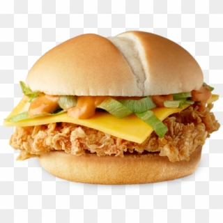Kfc Crunch Burger Menu Img - Kfc Crunch Burger Png Clipart