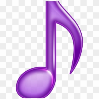 Purple Music Note Icon Clipart