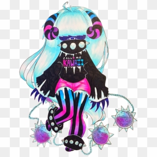 Pastel Goth Monster Illustration Clipart 1040498 Pikpng The fashion entails taking the basic elements of dark goth style and mixing it with pastel colors. pikpng