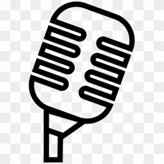 648 X 980 1 - Microphone Outline Png Clipart