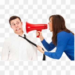 Nocopy - Person Shouting At Someone Clipart