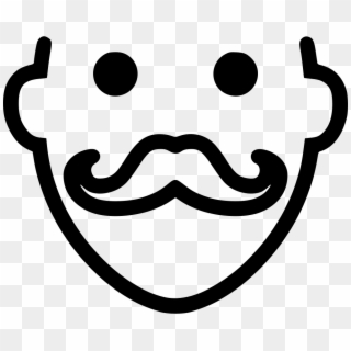 Mustache Png Icon Free Download Onlinewebfonts Com - Icon Clipart