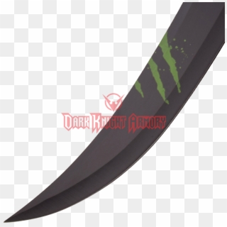 Green Claw Marks Fantasy Sword - Hunting Knife Clipart