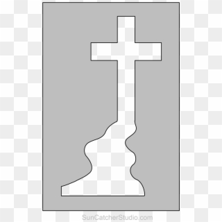 Scroll Saw Cross Patterns , Png Download - Cross Clipart
