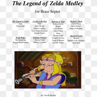 The Legend Of Zelda Medley For Brass - Twilight Princess Legend Of Zelda Great Fairies Clipart