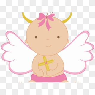 Little Girl Clipart Angel - Baby Angel Clipart Png Transparent Png