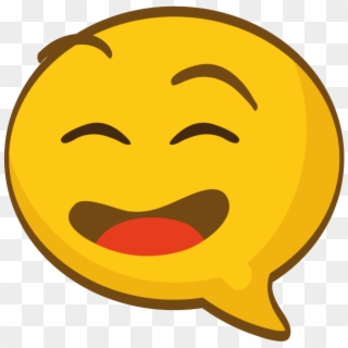 Speech Bubble Shaped Emoji - Emoji Clipart