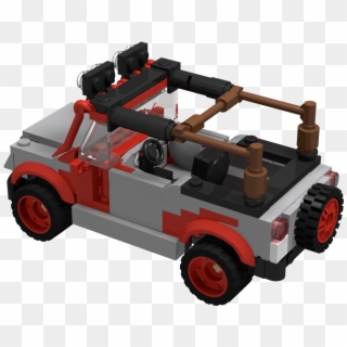 Jurassic Park Jeep - Lego Clipart