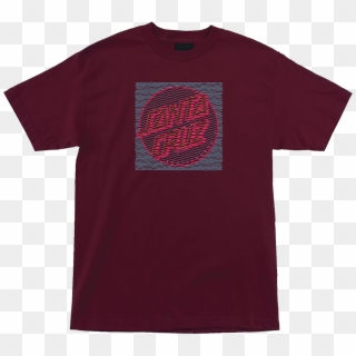 Santa Cruz Wavy Lines Tee - Active Shirt Clipart