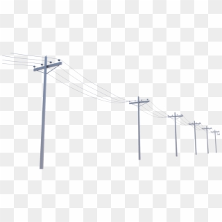 Clip Black And White Download Huge - Electricity Pole Png Transparent Png