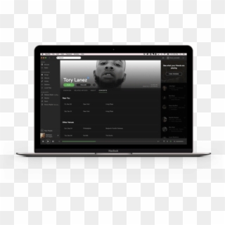 Spotify Added A 'concerts' Tab To Artist Pages So You - Spotify Artist Profile Page Clipart